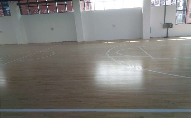 硬木企口羽毛球館木地板批發價格