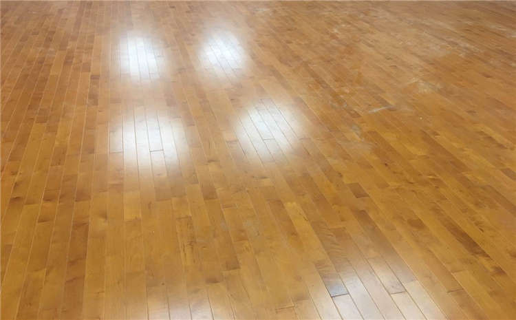 楓樺木木地板籃球館施工技術方案